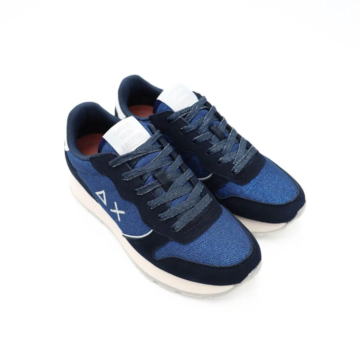 SUN68 SNEAKER Z34203-07 LUREX BLU  