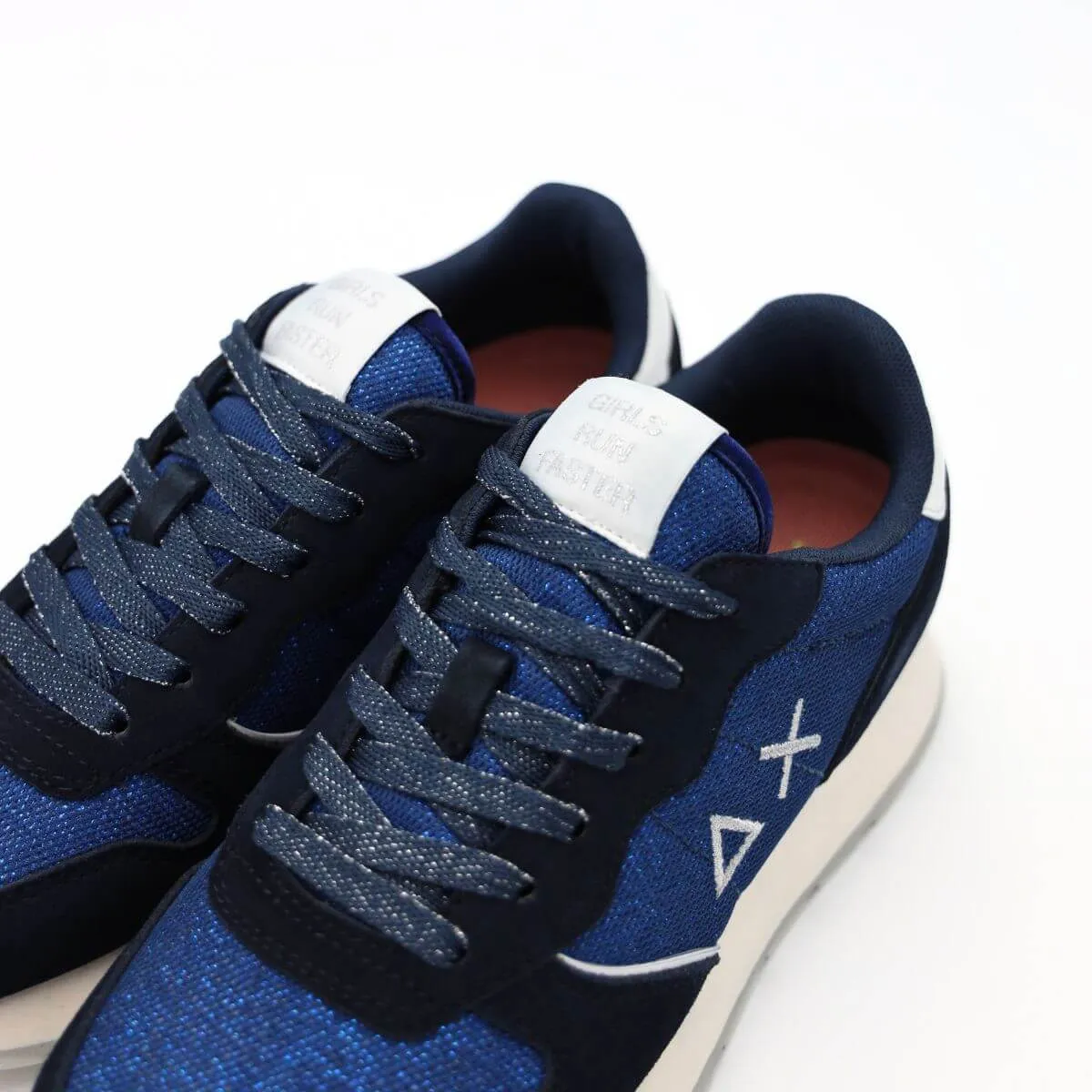 SUN68 SNEAKER Z34203-07 LUREX BLU  