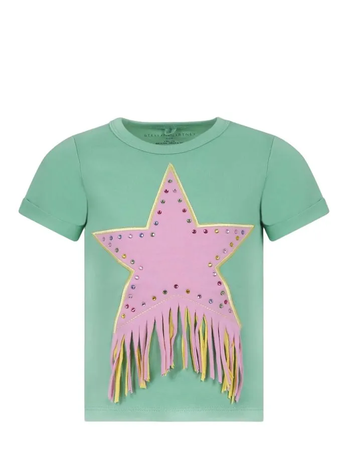 T-shirt con frange