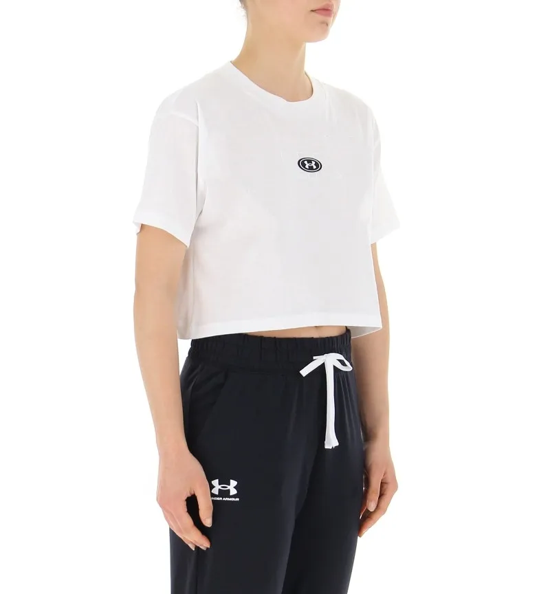 T-shirt girocollo cropped