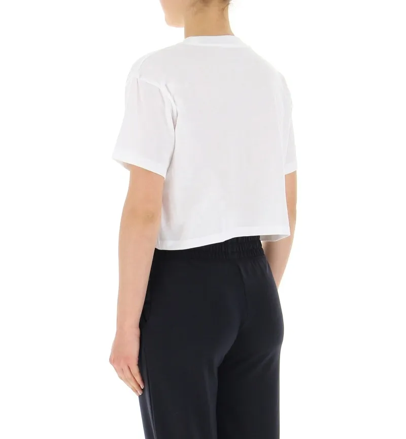 T-shirt girocollo cropped