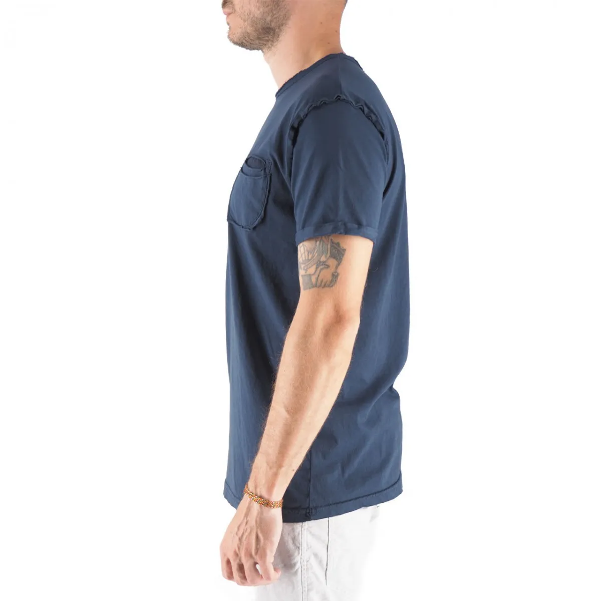 T-Shirt Shiro Girocollo Con Taschino