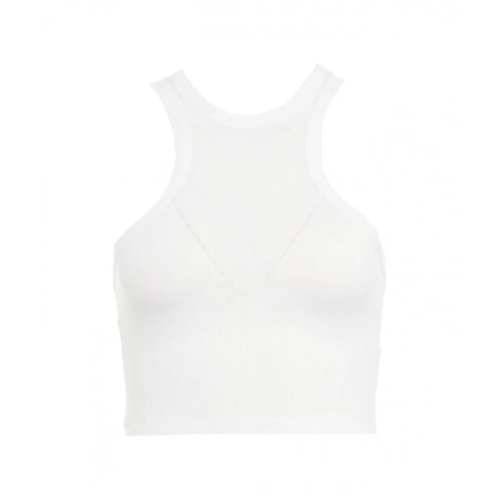 Top a coste bianco