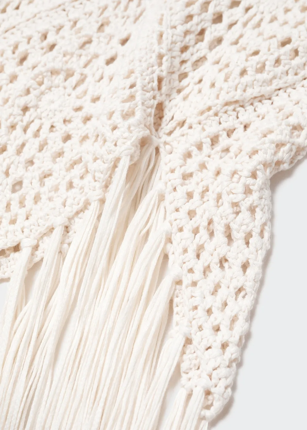Top crochet frange
