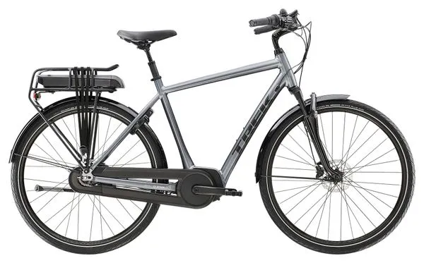 Trek District+ 2 Bicicletta da città elettrica Shimano Nexus 7V 400 Wh 700 mm Grigio 2023