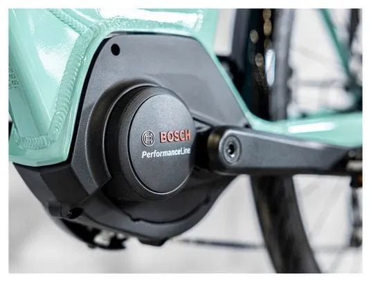 Trek Verve+ 2 Lowstep Shimano Acera/Altus 9V 300 Wh Sage Green 2023 Bicicletta elettrica da città