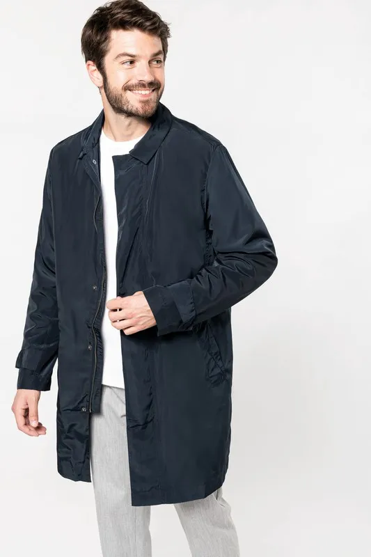Trench da uomo leggero Navy