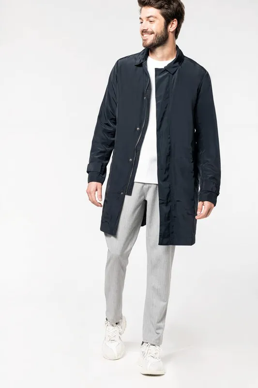 Trench da uomo leggero Navy
