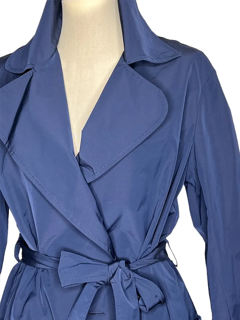 Trench Doppiosenso blu DS6726