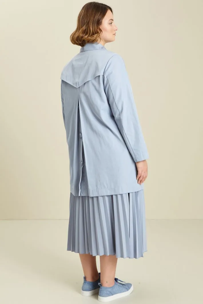 Trench in gabardina antigoccia