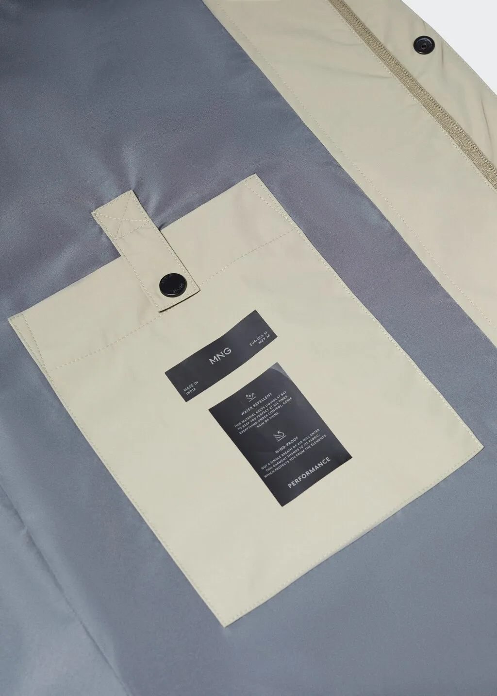 Trench water repellent