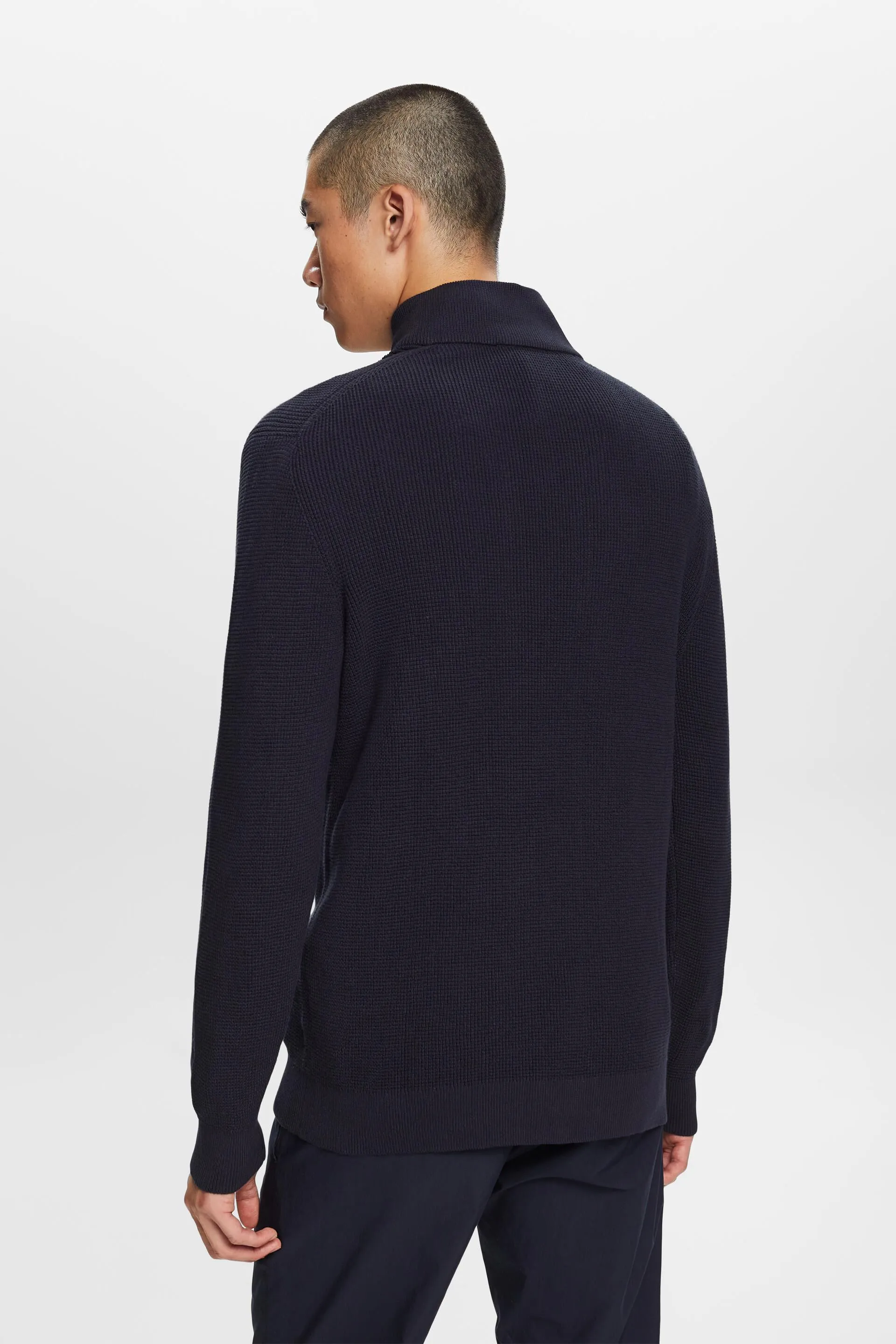Troyer in cotone con zip