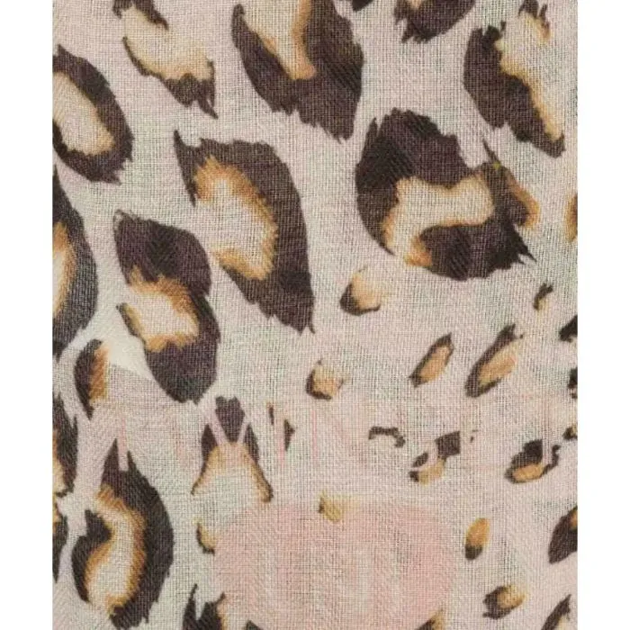 Twinset Sciarpa Con Stampa Leopardata