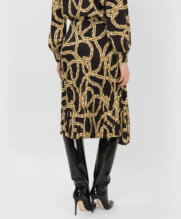 Vetements Gonna plissettata con stampa a contrasto WE52SK340B