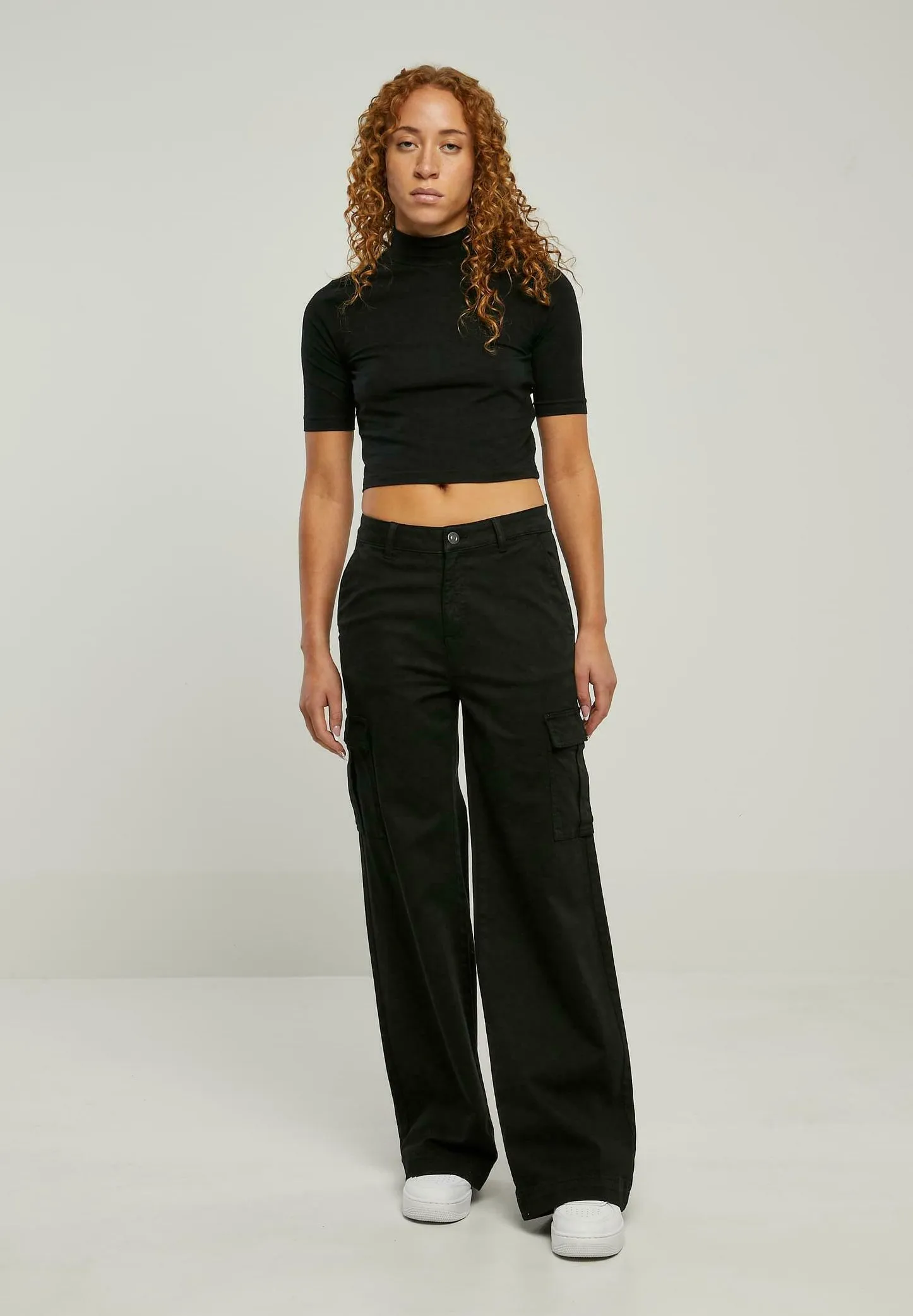 WIDE LEG TWILL - Pantaloni cargo