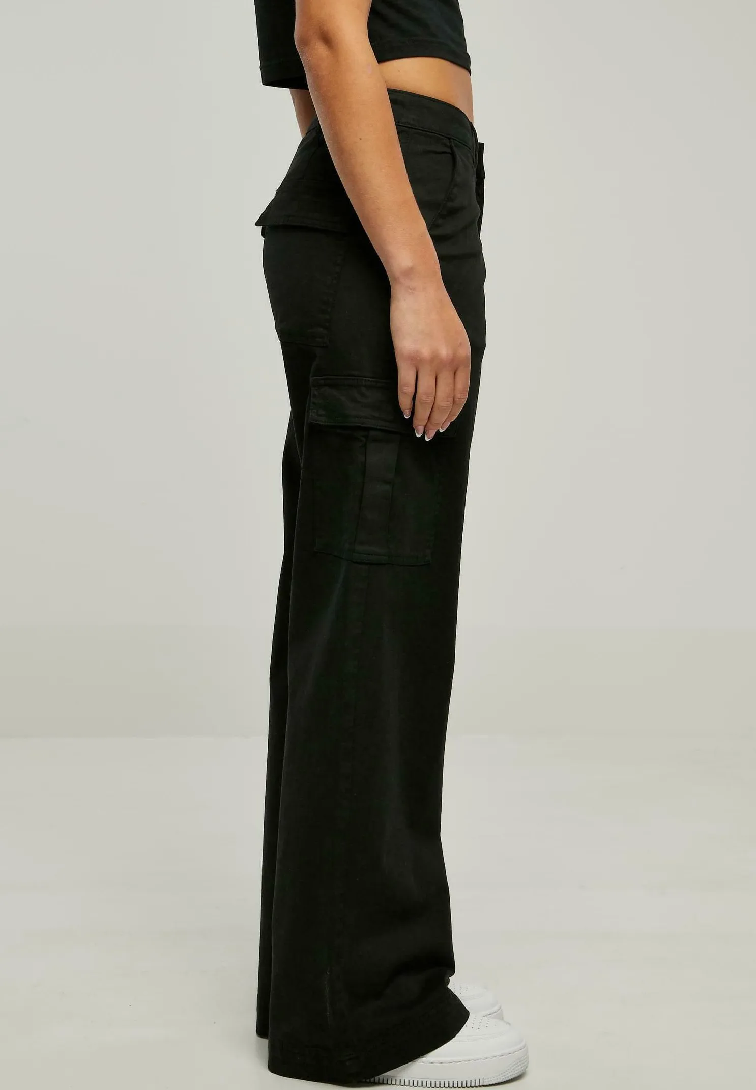 WIDE LEG TWILL - Pantaloni cargo