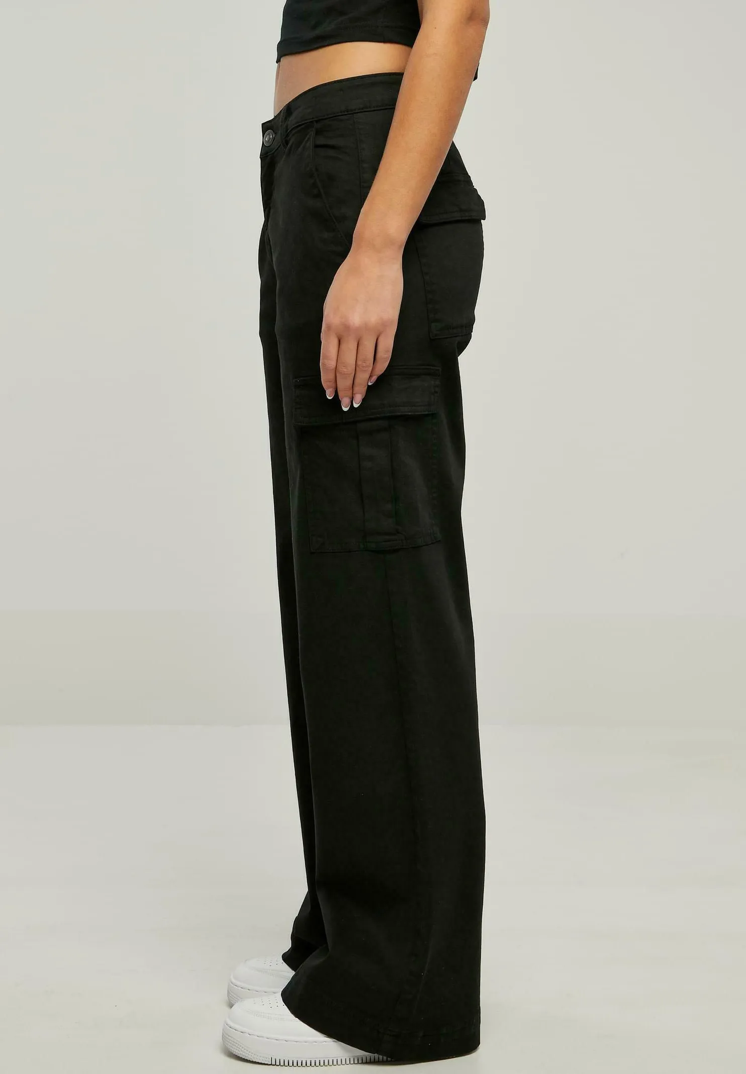 WIDE LEG TWILL - Pantaloni cargo