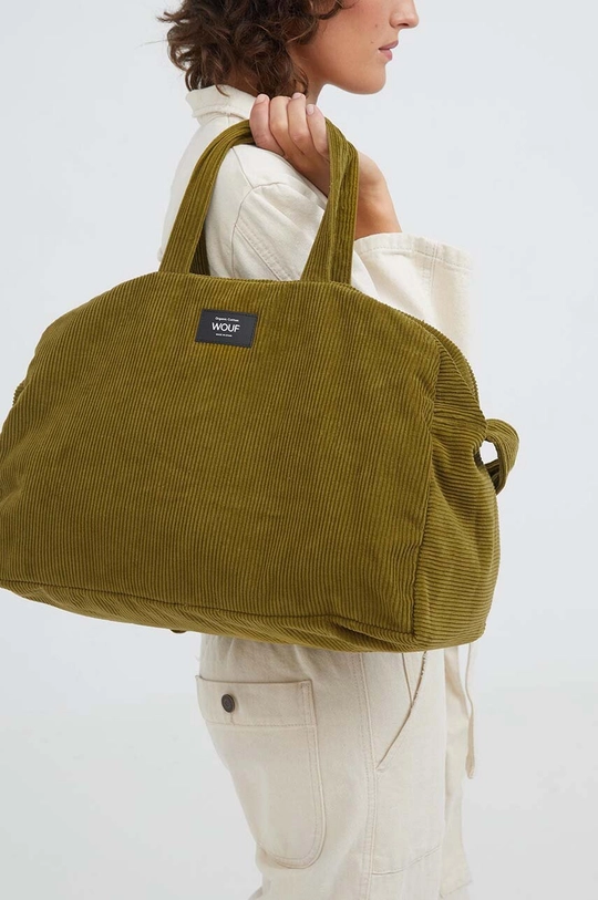 WOUF borsa in cotone Olive